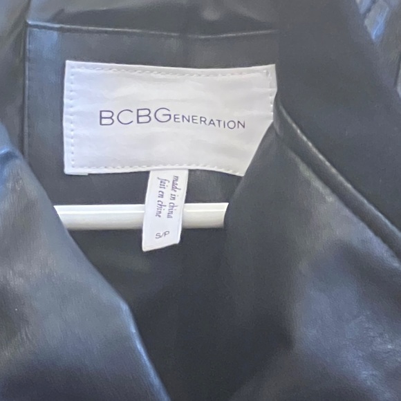 Leatherette Bomber Jacket - Picture 3 of 3